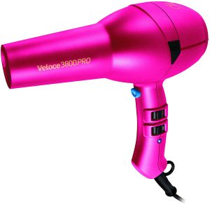 Image of the pink Diva Veloce 3800 pro hairdryer