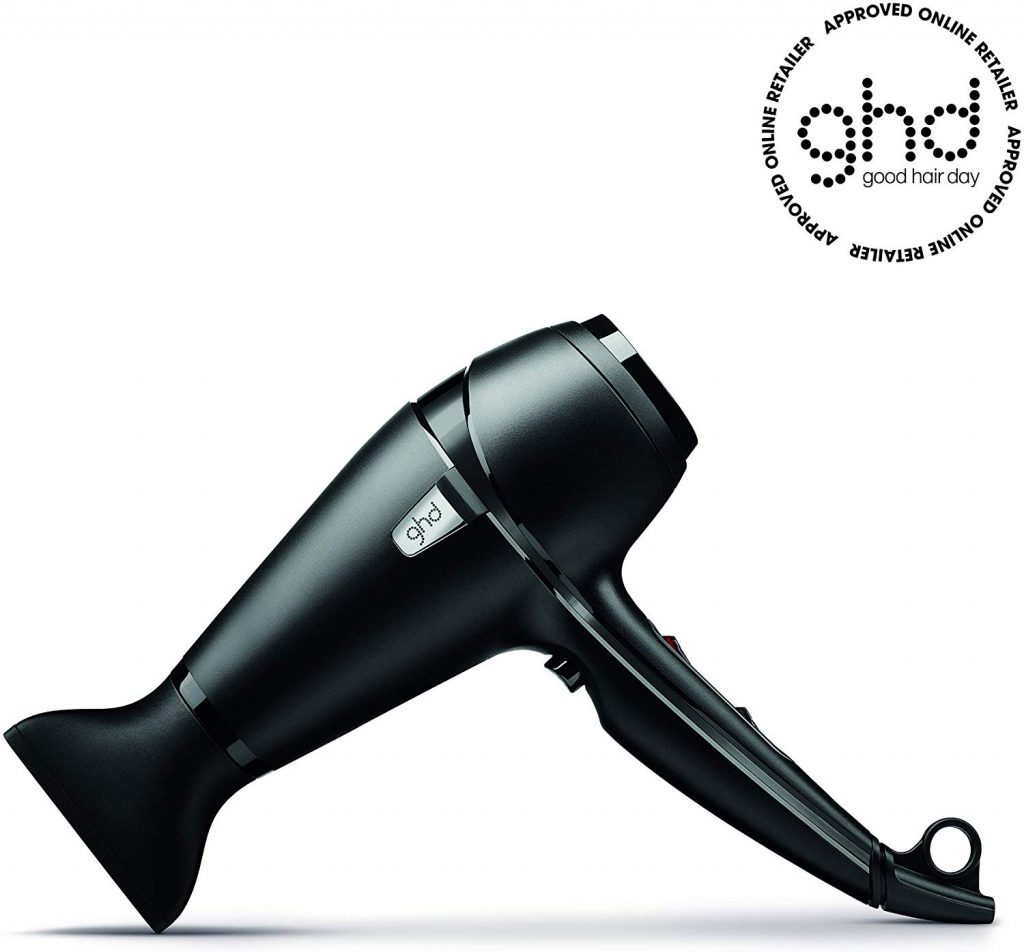 Image of the black GHD air hairdryer