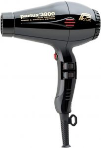 Image of the black Parlux 3800 Eco Friendly hair dryer