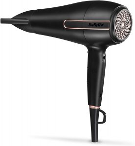 Image of the black Babyliss Super Power hair dryer