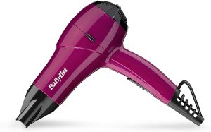Image of the purple babyliss nano travel hair dryer